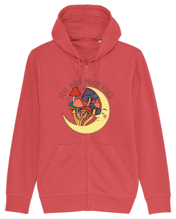 Stay Wild Moon Child Mushroom Moon Carmine Red