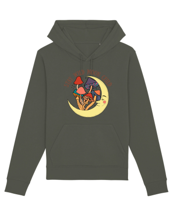 Stay Wild Moon Child Mushroom Moon Khaki