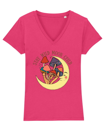 Stay Wild Moon Child Mushroom Moon Raspberry