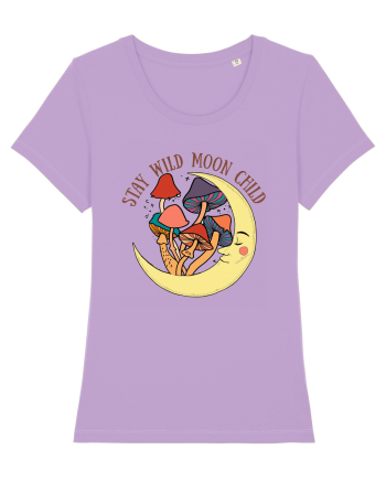 Stay Wild Moon Child Mushroom Moon Lavender Dawn