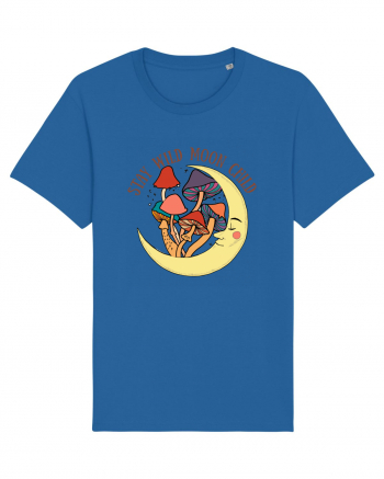 Stay Wild Moon Child Mushroom Moon Royal Blue