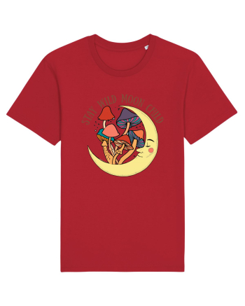 Stay Wild Moon Child Mushroom Moon Red