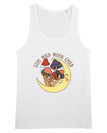 Stay Wild Moon Child Mushroom Moon White