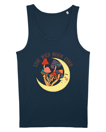 Stay Wild Moon Child Mushroom Moon Navy