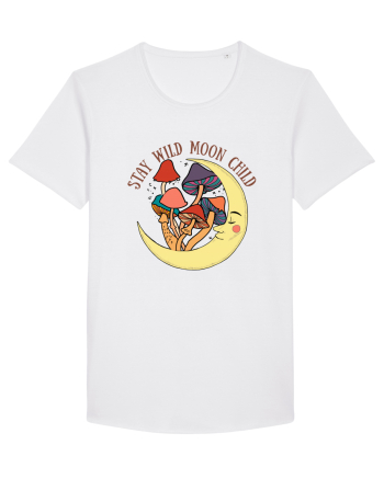 Stay Wild Moon Child Mushroom Moon White