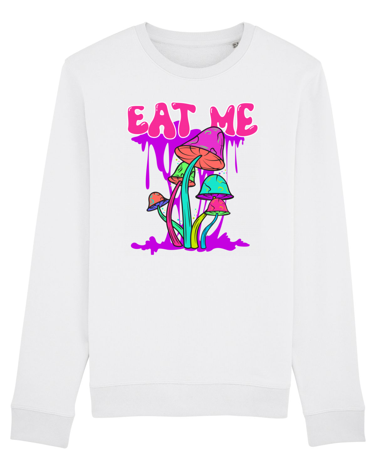 Bluză mânecă lungă Unisex Rise White