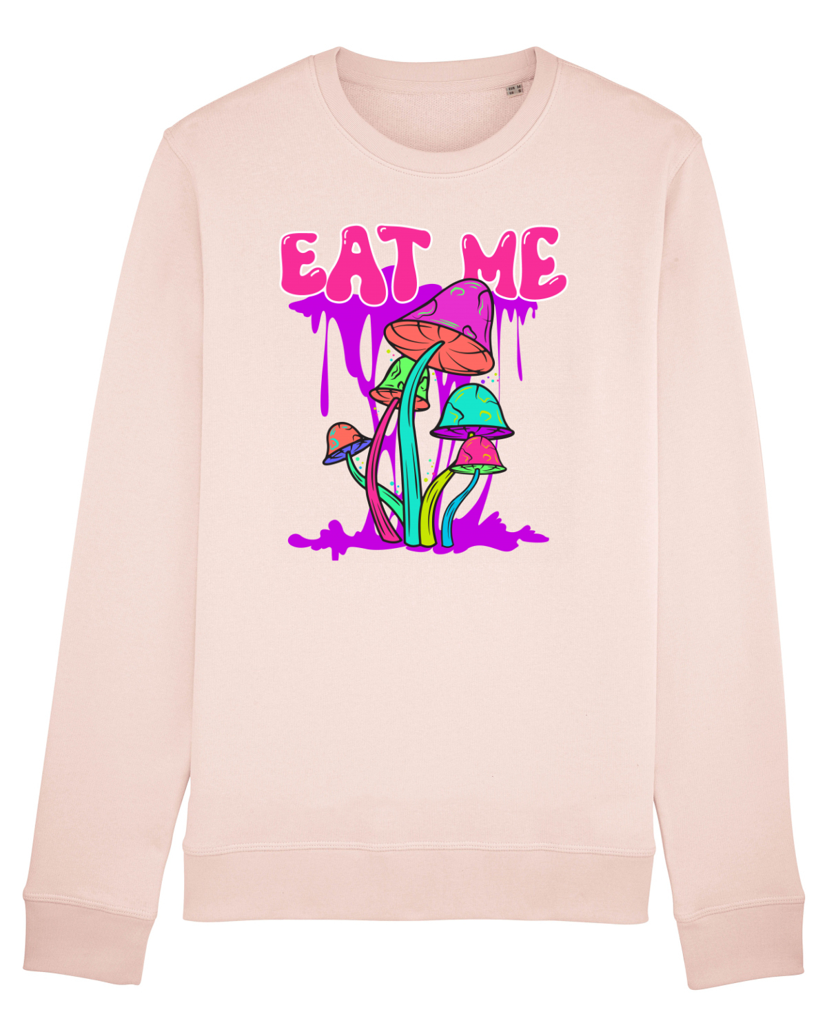 Bluză mânecă lungă Unisex Rise Candy Pink
