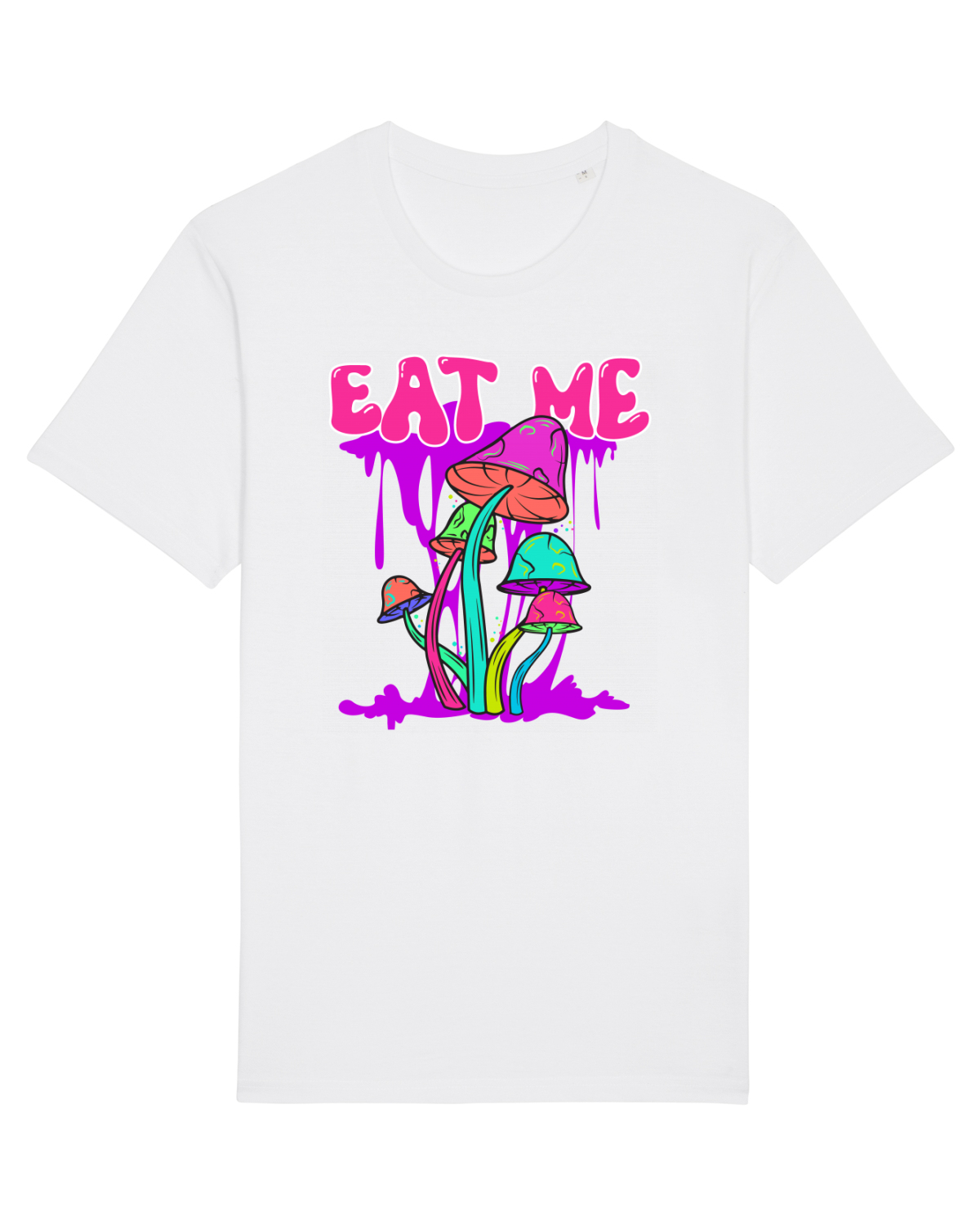 Tricou mânecă scurtă Unisex Rocker White