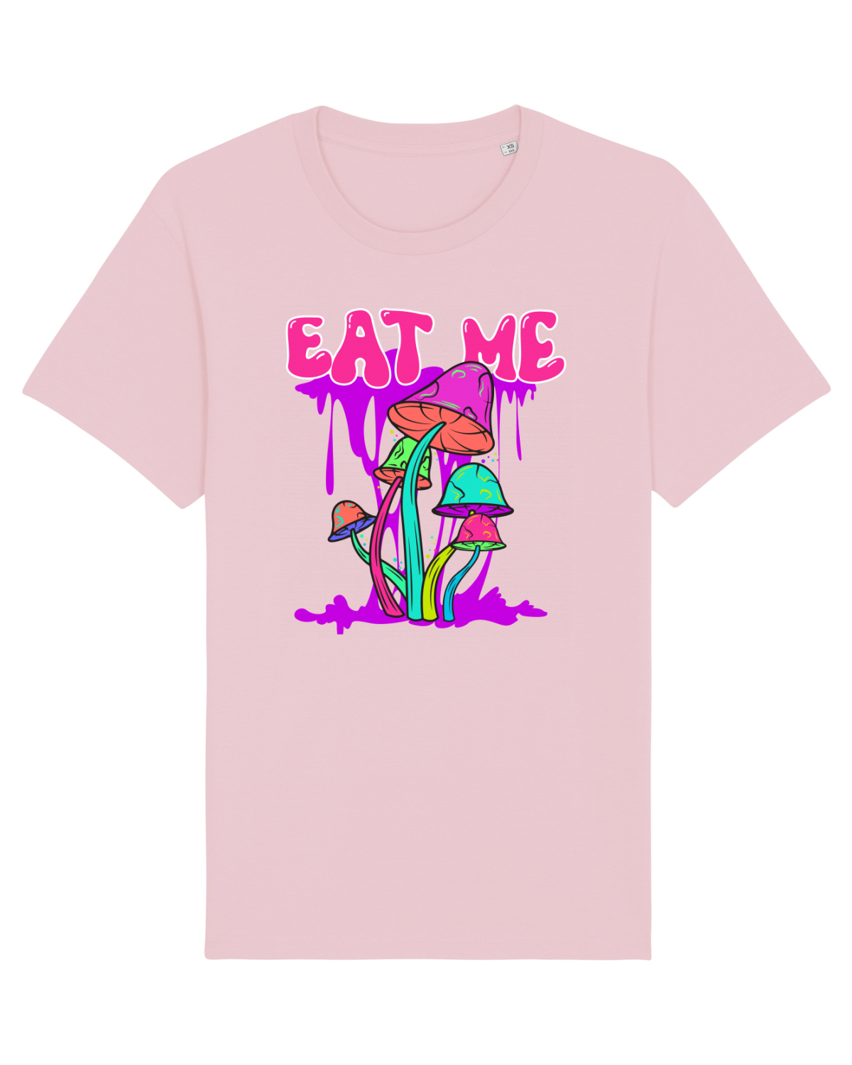 Tricou mânecă scurtă Unisex Rocker Cotton Pink