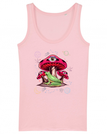  Frog Mushroom Galaxy Psychedelic Cotton Pink