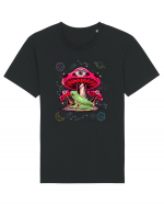  Frog Mushroom Galaxy Psychedelic Tricou mânecă scurtă Unisex Rocker