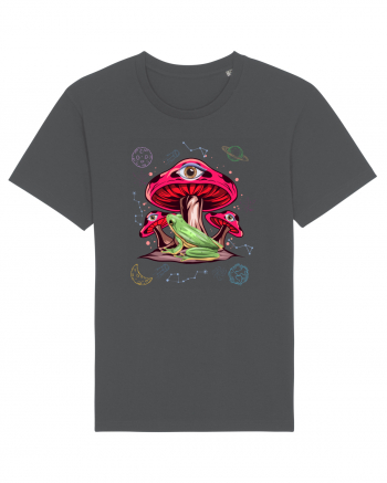  Frog Mushroom Galaxy Psychedelic Anthracite