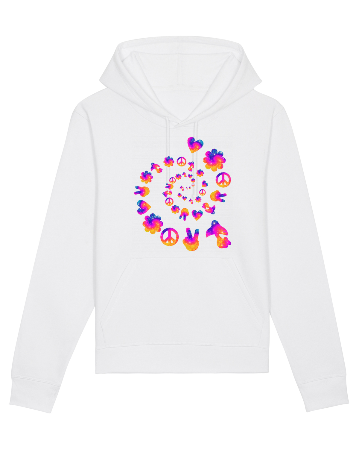 Hanorac Unisex Drummer White