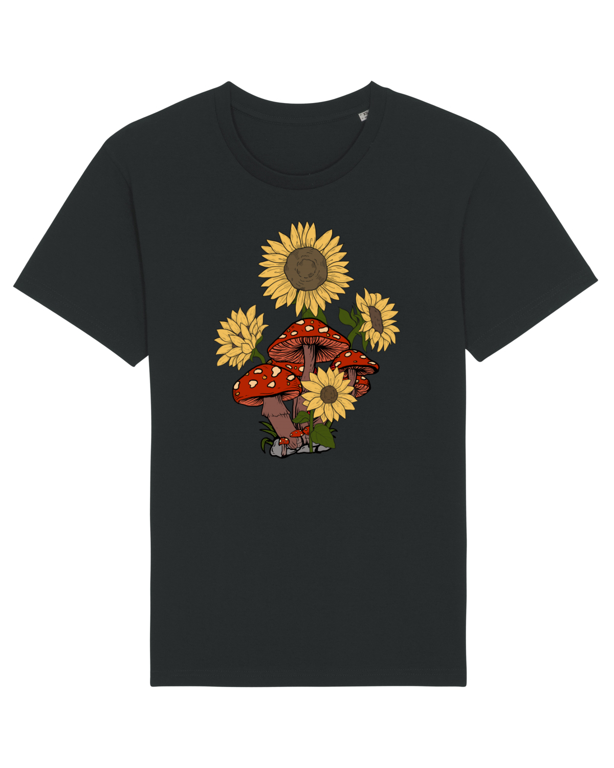 Tricou mânecă scurtă Unisex Rocker Black