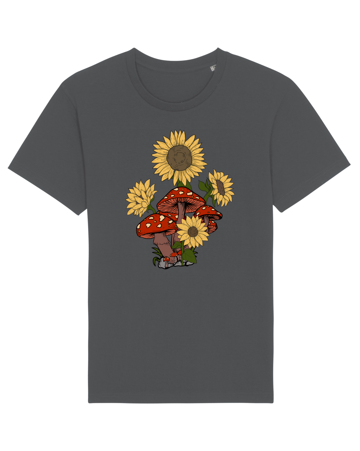 Tricou mânecă scurtă Unisex Rocker Anthracite