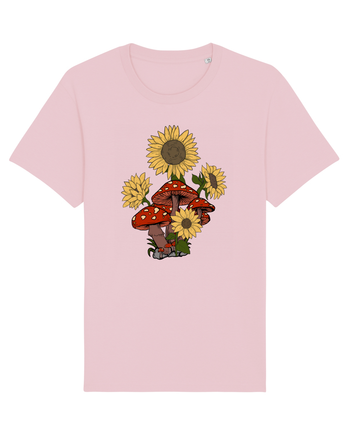 Tricou mânecă scurtă Unisex Rocker Cotton Pink