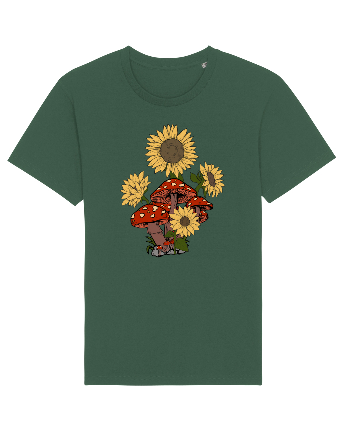 Tricou mânecă scurtă Unisex Rocker Bottle Green