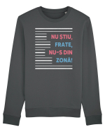 Nu știu, frate, nu-s din zonă! Bluză mânecă lungă Unisex Rise