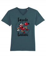 Fasole bătută Tricou mânecă scurtă guler V Bărbat Presenter