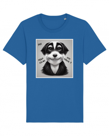 smile dog Royal Blue