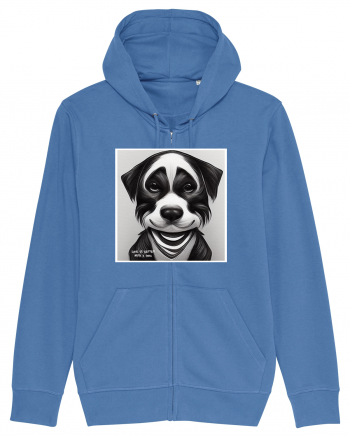 cute dog Bright Blue