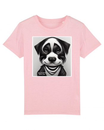 cute dog Cotton Pink