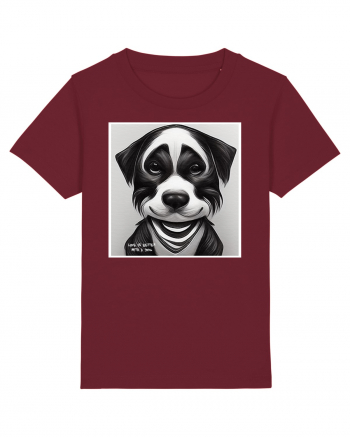 cute dog Burgundy