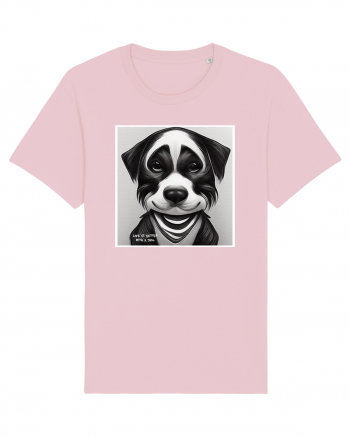 cute dog Cotton Pink