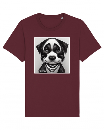 cute dog Burgundy