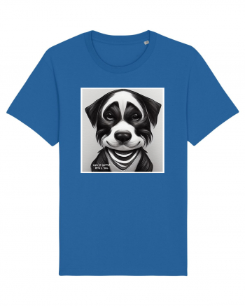 cute dog Royal Blue