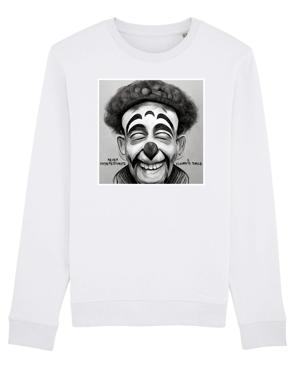 Bluză mânecă lungă Unisex Rise White