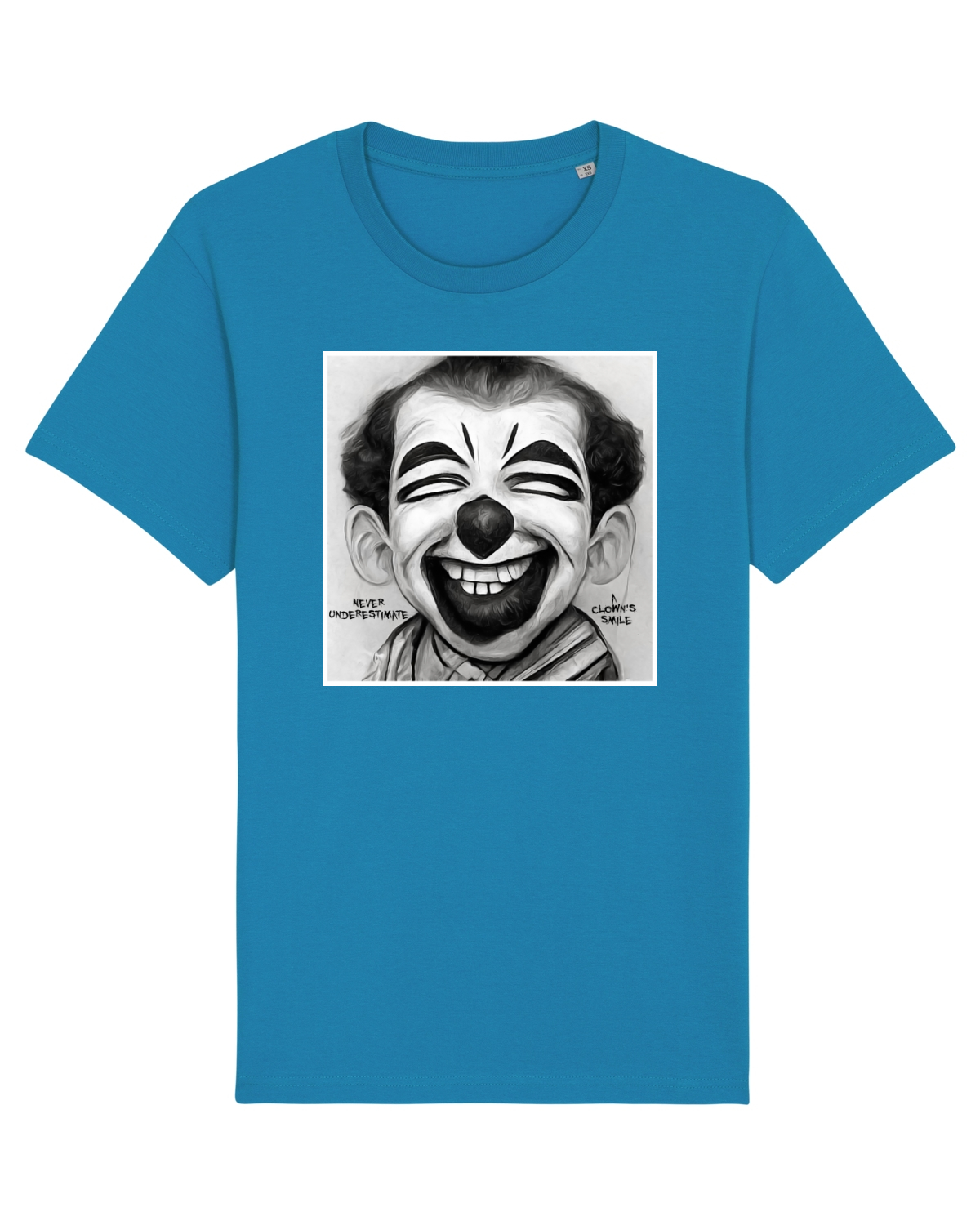 Tricou mânecă scurtă Unisex Rocker Azur
