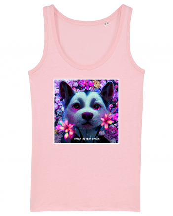 husky little dog Cotton Pink