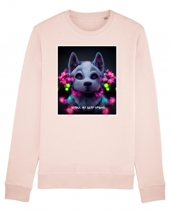 husky puppy Candy Pink