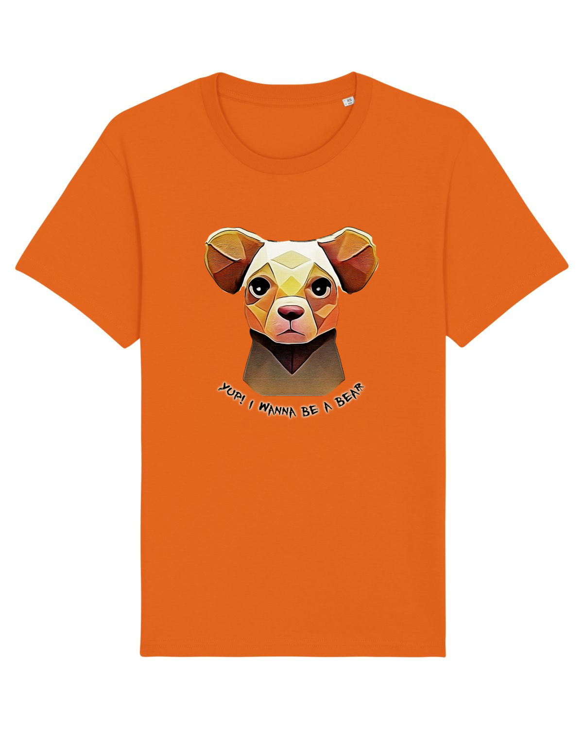Tricou mânecă scurtă Unisex Rocker Bright Orange