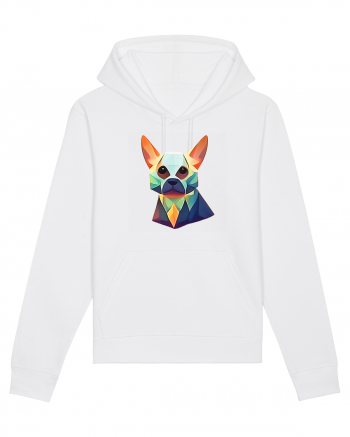 geometric dog White