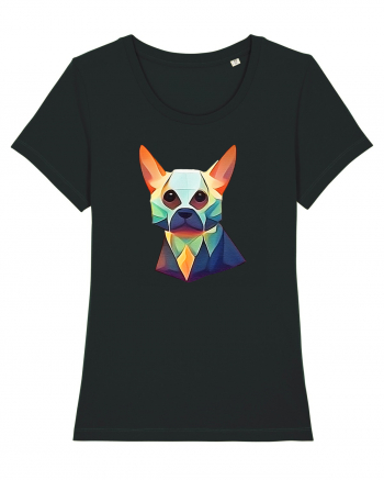 geometric dog Black