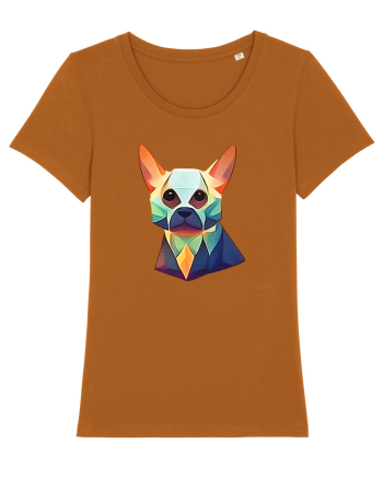 geometric dog Roasted Orange