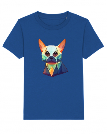 geometric dog Majorelle Blue