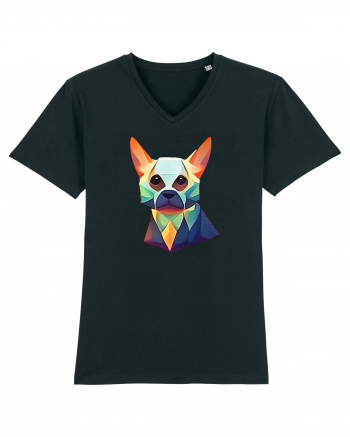 geometric dog Black