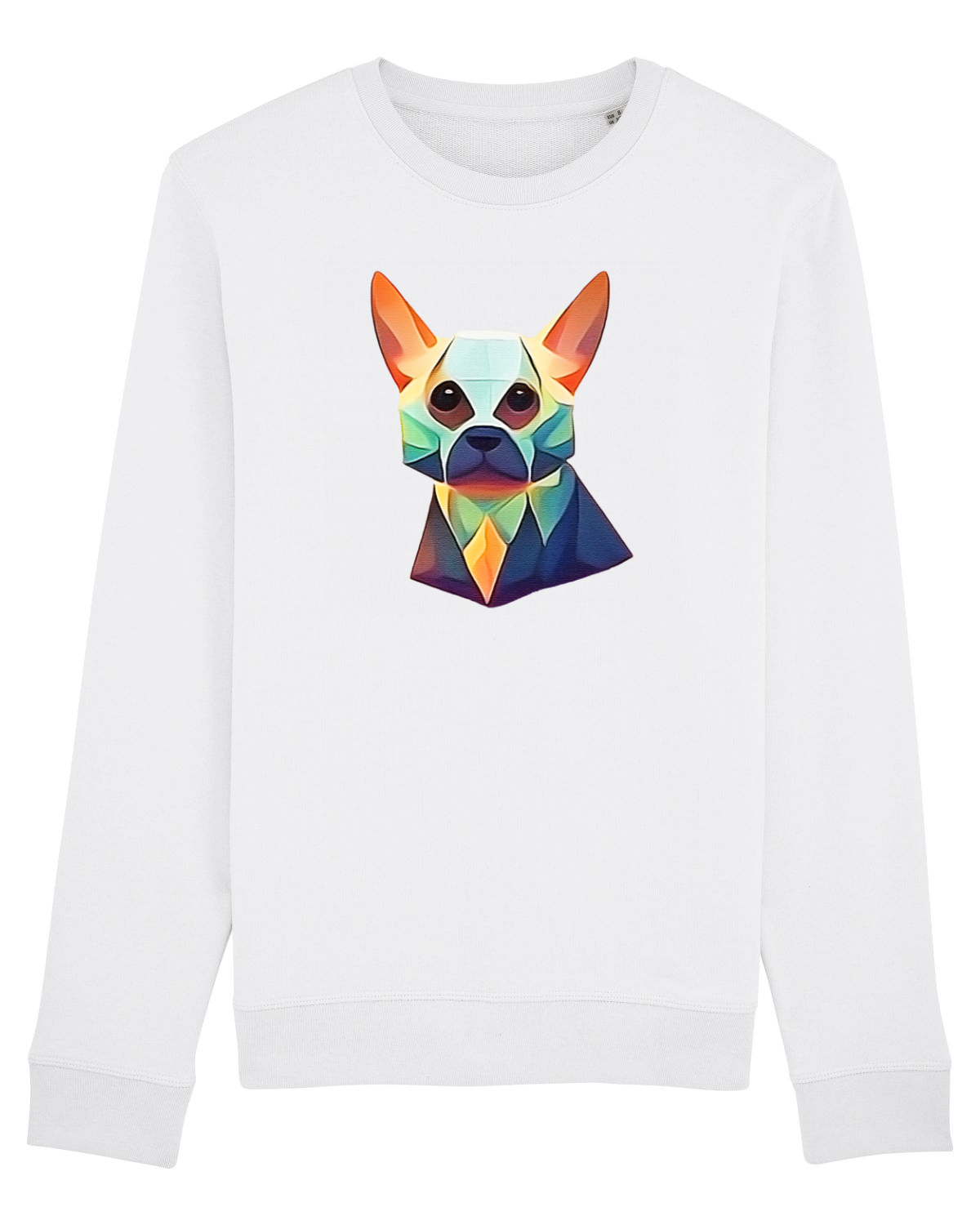 Bluză mânecă lungă Unisex Rise White