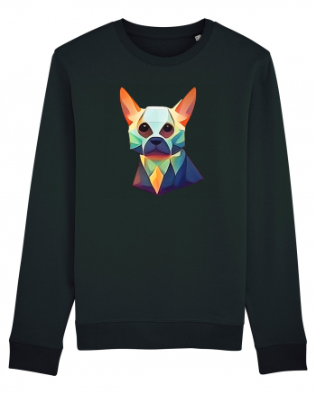 geometric dog Black