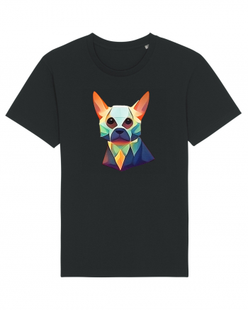 geometric dog Black