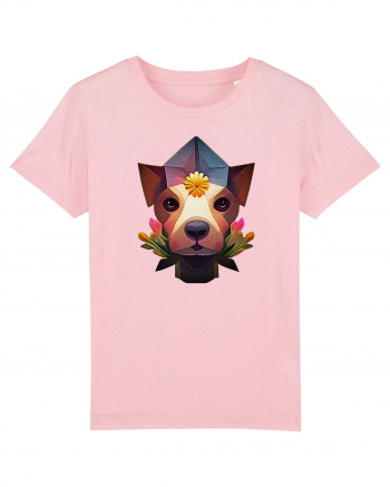 artsy dog Cotton Pink