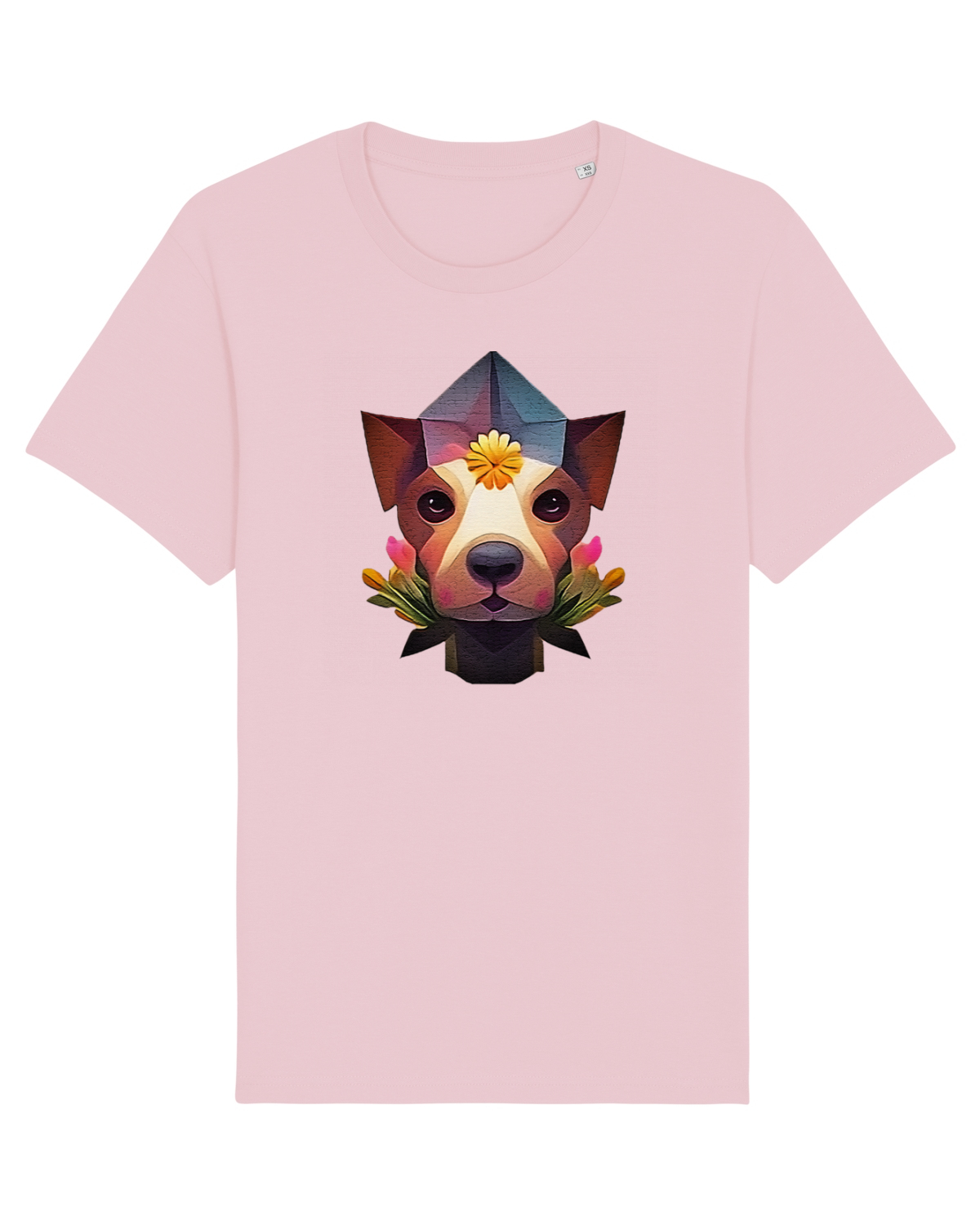 Tricou mânecă scurtă Unisex Rocker Cotton Pink