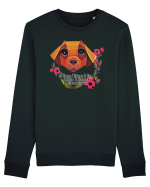 dog flower Bluză mânecă lungă Unisex Rise