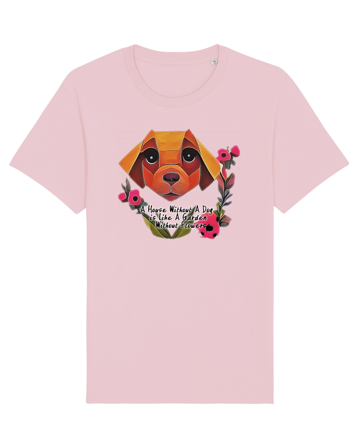Tricou mânecă scurtă Unisex Rocker Cotton Pink