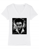 Elvis Presley Tricou mânecă scurtă guler V Damă Evoker
