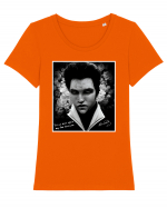 Elvis Presley Tricou mânecă scurtă guler larg fitted Damă Expresser