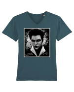Elvis Presley Tricou mânecă scurtă guler V Bărbat Presenter